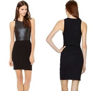 Aritzia Wilfred Free Elin Faux Leather Dress